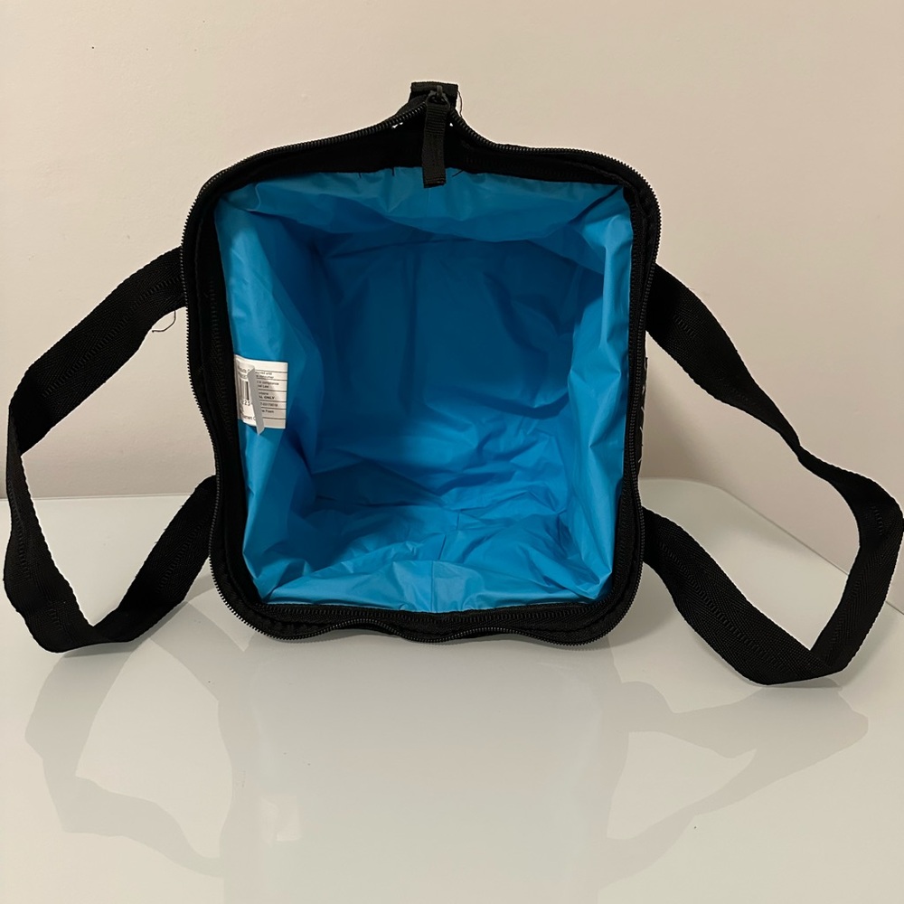 Igloo Insulated Lunch Bag Black Geometric Print Thermal Cooler Tote - Picture 12 of 16